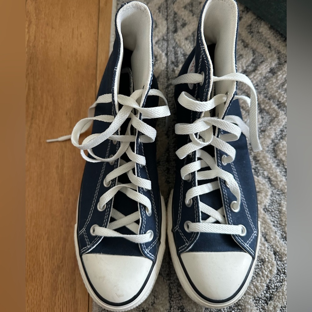 Converse Platform High-Top Sneakers - Navy - never worn